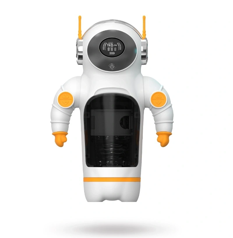 Masturbator Astronaut, Ecran LCD, 8 Moduri Impingere, 8 Moduri Suctiune, 9 Moduri Vibratii, USB, 28.6 cm, #1, Erotic24.ro