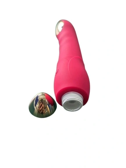 Vibrator si Irigator, 10 Moduri Vibratii, Silicon, USB, Rosu, 20 cm, Guilty Toys, Nr. 7, Erotic24.ro