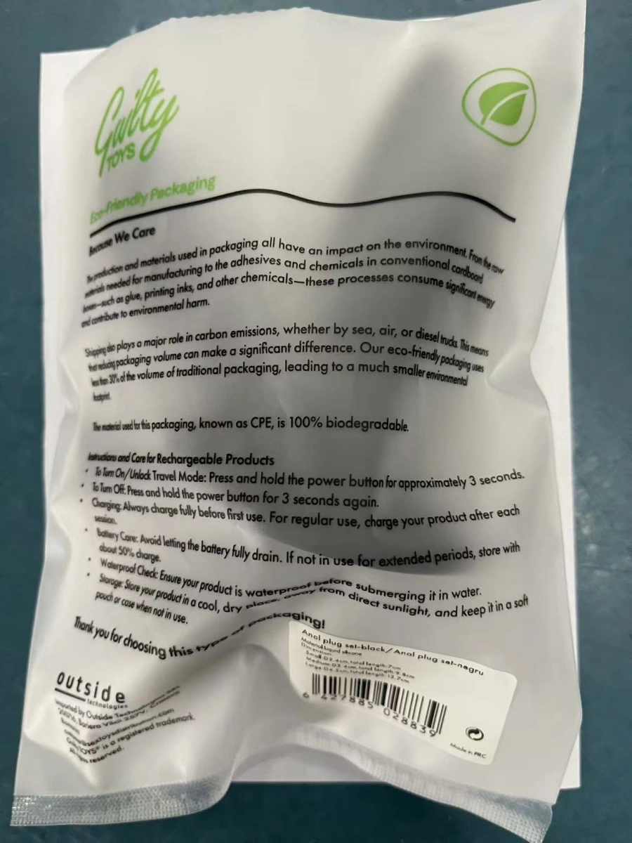 Set 3 Dopuri Anale cu Ventuza, Silicon Lichid, Negru, Guilty Toys, #4, Erotic24.ro