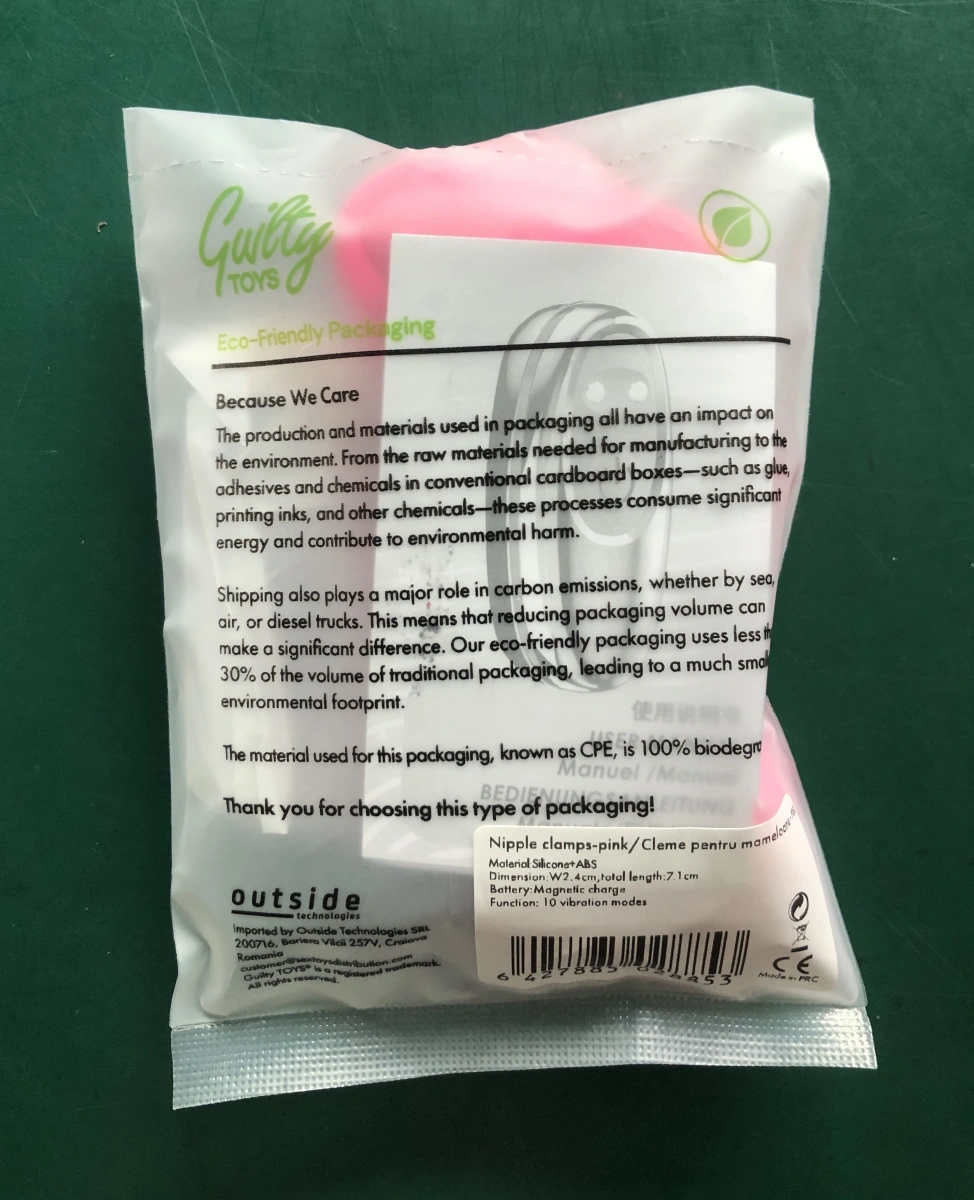 Stimulatoare pentru Sfarcuri 10 Moduri Vibratii, Silicon, USB Magnetic, Roz, Guilty Toys, #3, Erotic24.ro