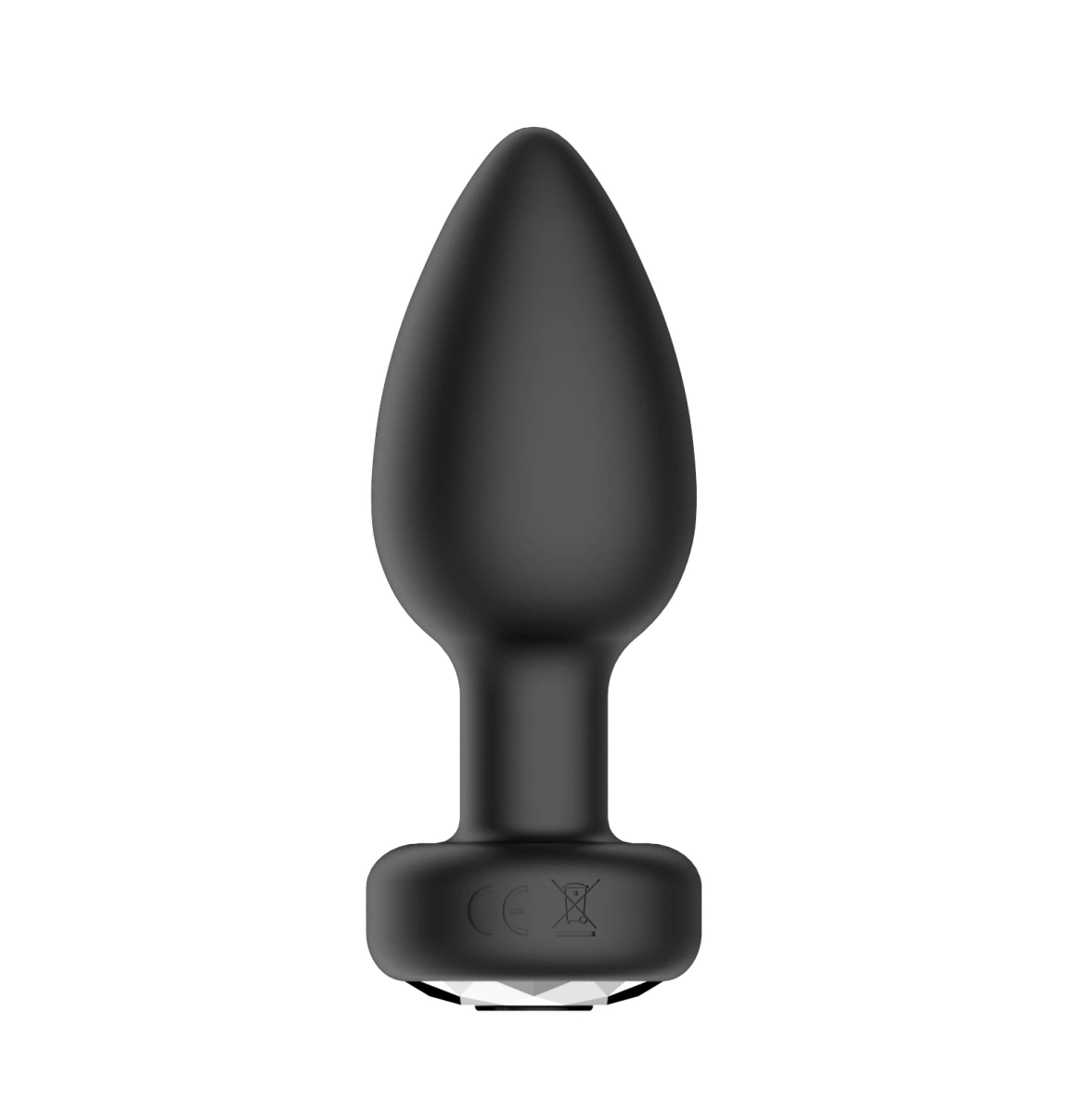 Dop Anal Vibrator cu Telecomanda Wireless, Silicon, USB, Negru, 9 cm, Passion Labs, #4, Erotic24.ro