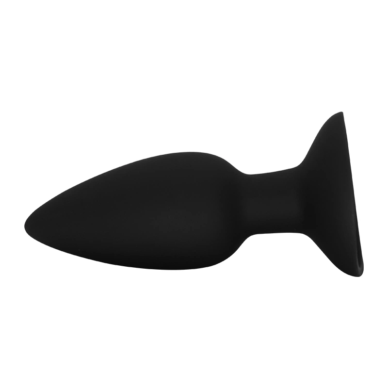 Dop Anal Small cu Ventuza, Silicon Lichid, Negru, 7 cm, Guilty Toys, #4, Erotic24.ro
