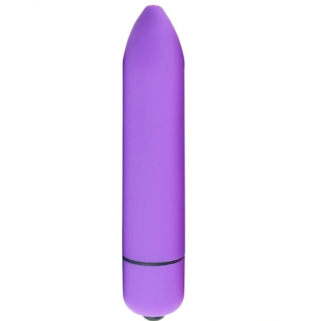 Vibrator Glont Zoe, 10 Moduri Vibratii, Mov, 9 cm, Mokko Toys