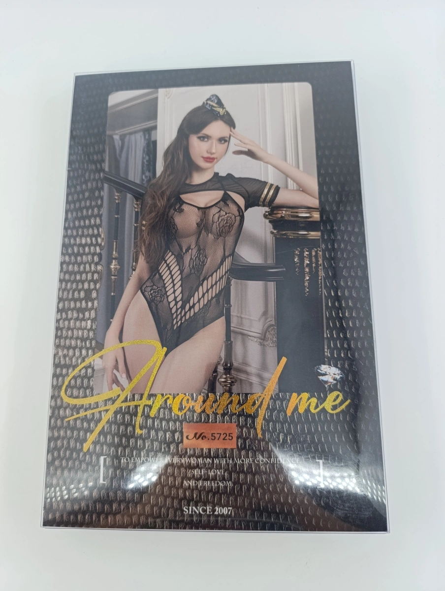 Costum Sexy 3 Piese Stewardesa, Negru, S/M, Nr. 5, Erotic24.ro