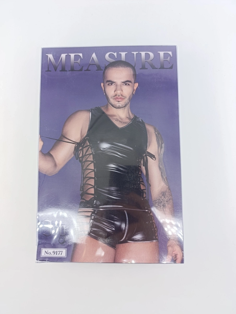 Costum 2 Piese Sexy Man, Wetlook Negru, S-L, #6, Erotic24.ro