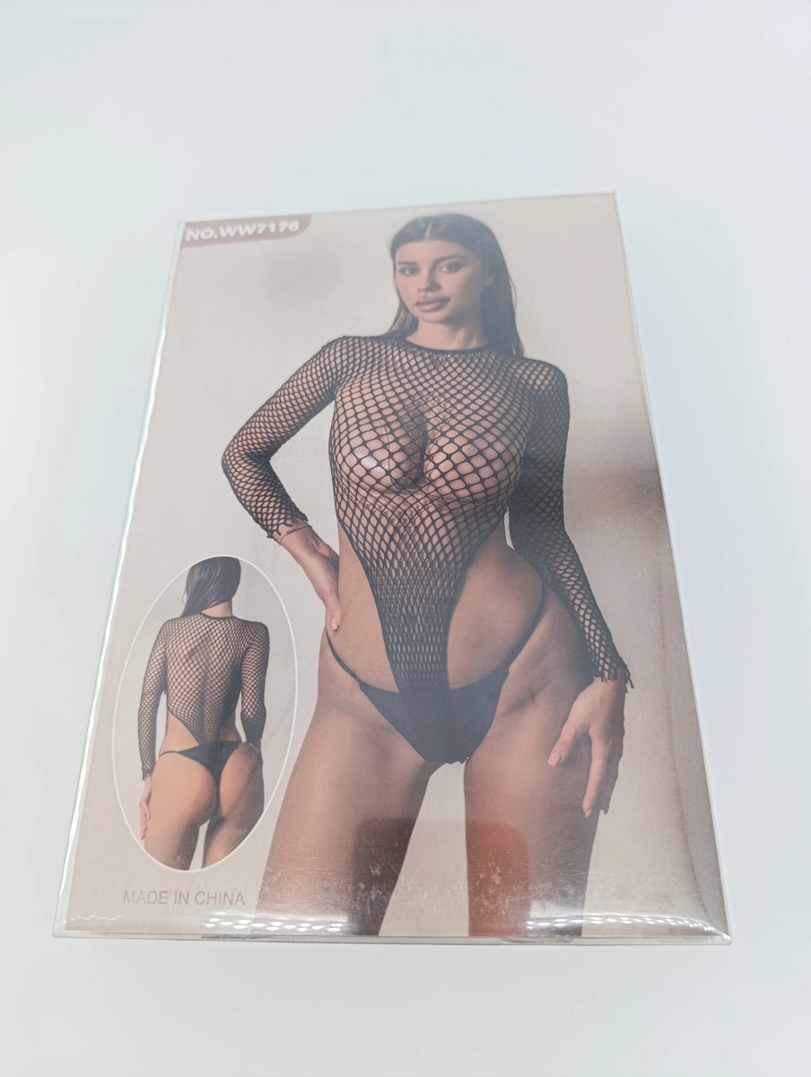 Body Fishnet Blackout Fantasy, Negru, S-L, Nr. 6, Erotic24.ro