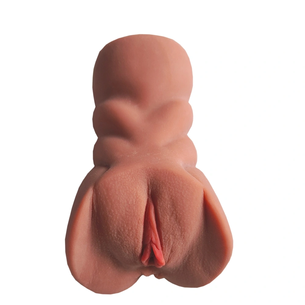 Masturbator No. 01 Vagin&Anus, Material Realist TPE, Super Moale, Maro, 15 cm, Passion Labs, #5, Erotic24.ro