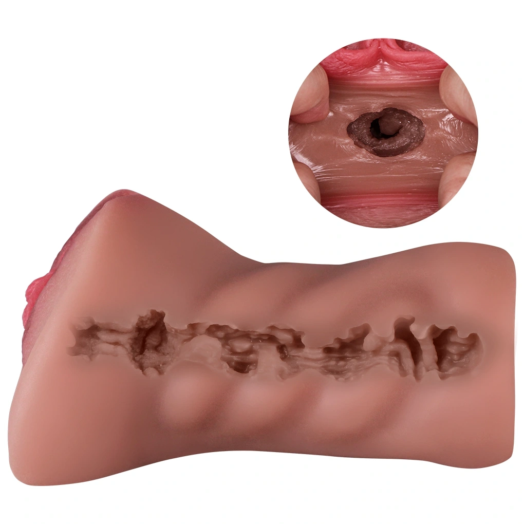 Masturbator No. 12 Vagin, Material Realist TPE, Super Moale, Maro, 14.5 cm, Nr. 10, Erotic24.ro