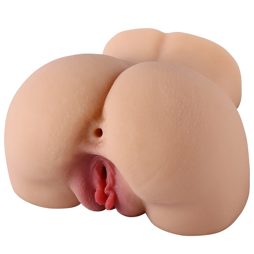 Masturbator No. 13 Vagin&Anus, Material Realist TPE, Super Moale, Natural, 14 cm