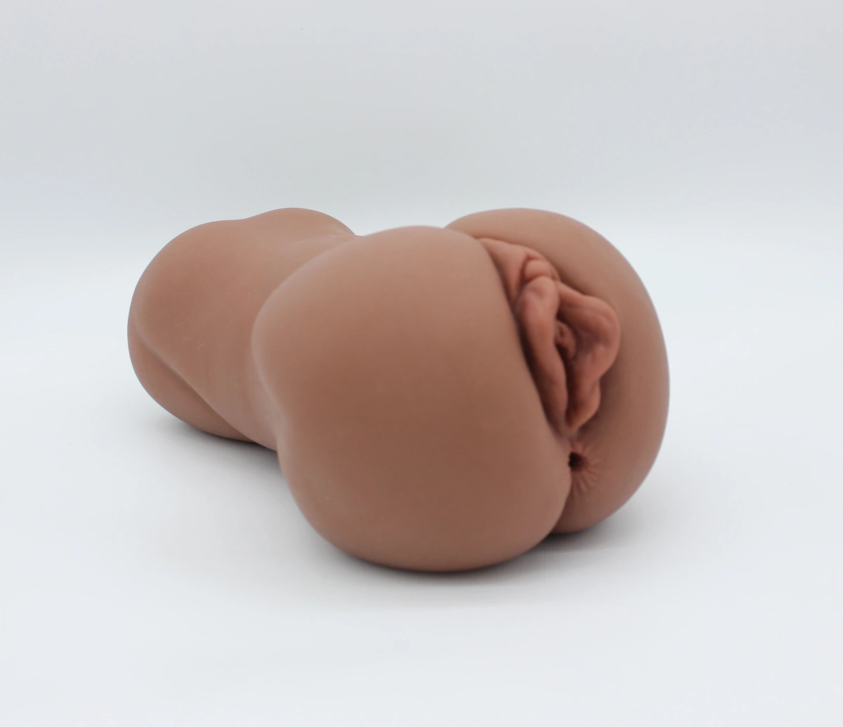 Masturbator No. 07 Vagin&Anus, Material Realist TPE, Super Moale, Maro, 17.2 cm, Passion Labs