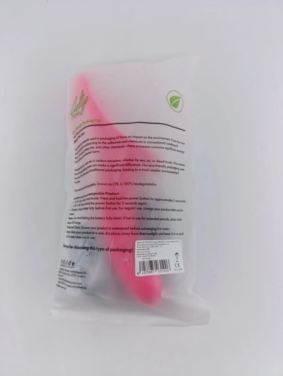 Strap-On pentru Femei Double Fun, Remote Control, 9 Moduri Vibratii, 2 Motoare, Silicon, USB, Roz, 24.5 cm, Guilty Toys, #2, Erotic24.ro