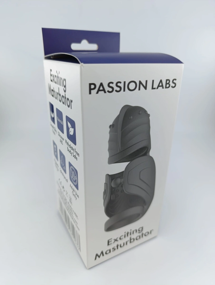 Masturbator Exciting, 10 Moduri Vibratii, 10 Moduri Rotatii, Silicon, USB Magnetic, Negru 14 cm, Nr. 6, Erotic24.ro