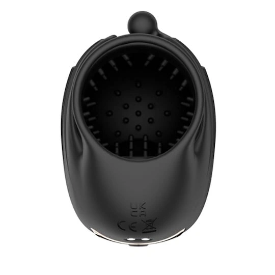 Masturbator Exciting, 10 Moduri Vibratii, 10 Moduri Rotatii, Silicon, USB Magnetic, Negru 14 cm, Nr. 5, Erotic24.ro