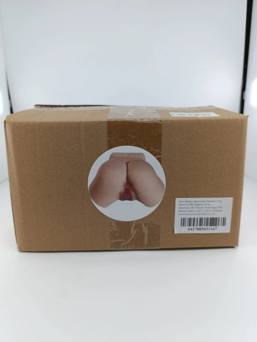 Masturbator Realist Pixie Vagin si Anus, TPE, Natural, 1.8 kg, #7, Erotic24.ro