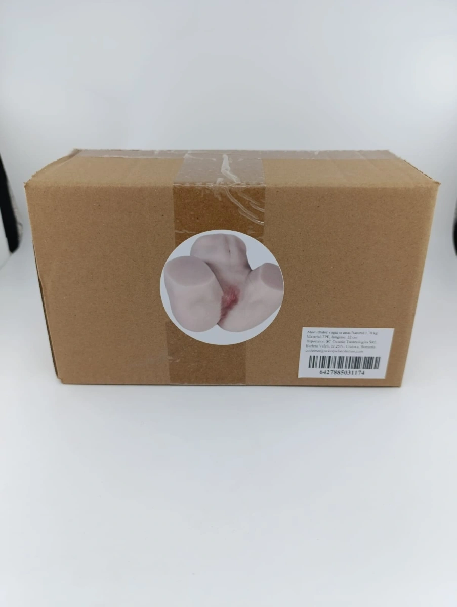 Masturbator Realist Olana Vagin si Anus, TPE, Natural, 1.8 kg, Nr. 8, Erotic24.ro