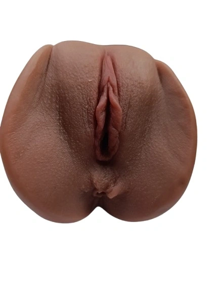Masturbator No. 15 Vagin&Anus, Material Realist TPE, Super Moale, Maro, 18 cm, Passion Labs