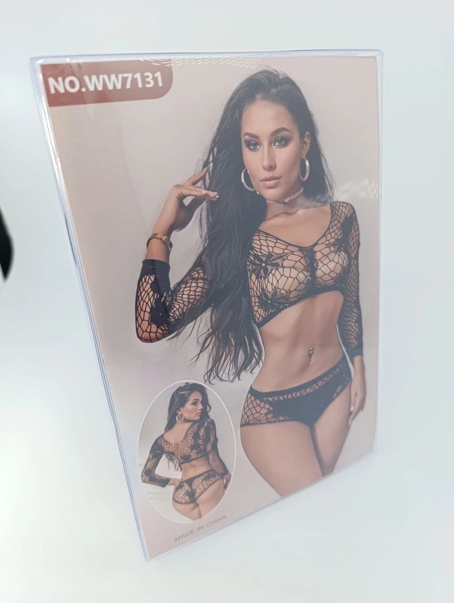 Set Lenjerie 2 Piese Yombin, Negru, S-L, #4, Erotic24.ro