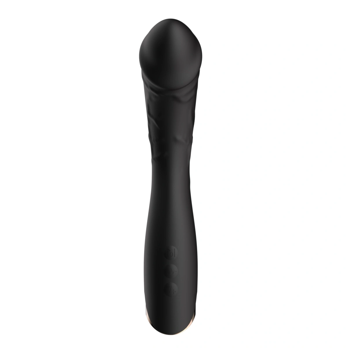Vibrator Velvet Curve pentru Punctul G, 10 Moduri Vibratii, 4 Viteze, Silicon, USB, Negru, 21.4 cm, Guilty Toys, #5, Erotic24.ro