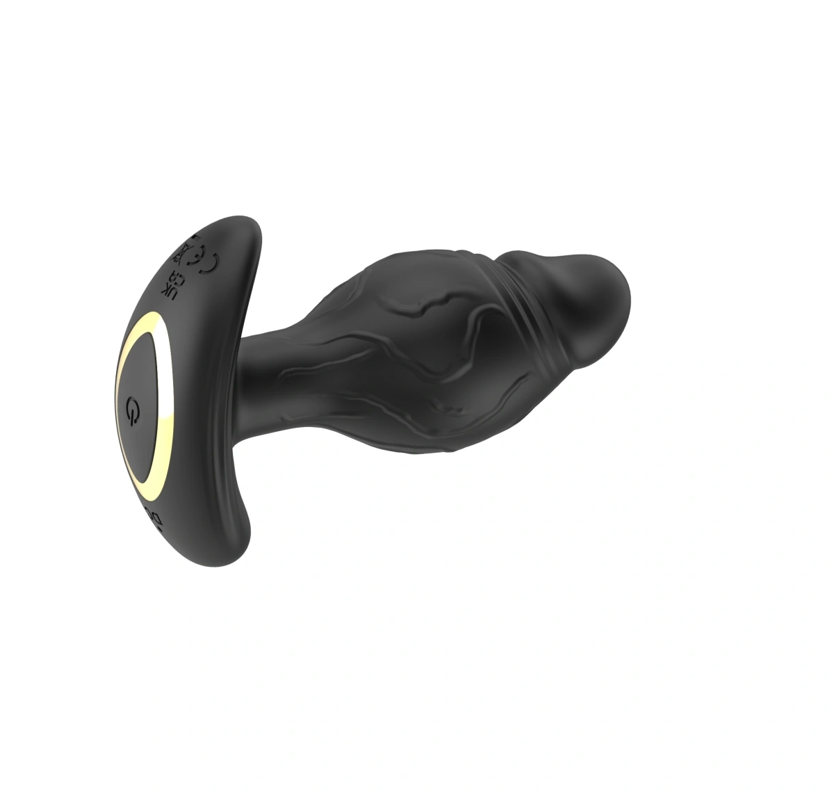 Vibrator Anal Aspect Realist, Remote Control, Aplicatie Mobila, Conectivitate Bluetooth, Silicon, Negru, USB, 11 cm, Guilty Toys, #2, Erotic24.ro