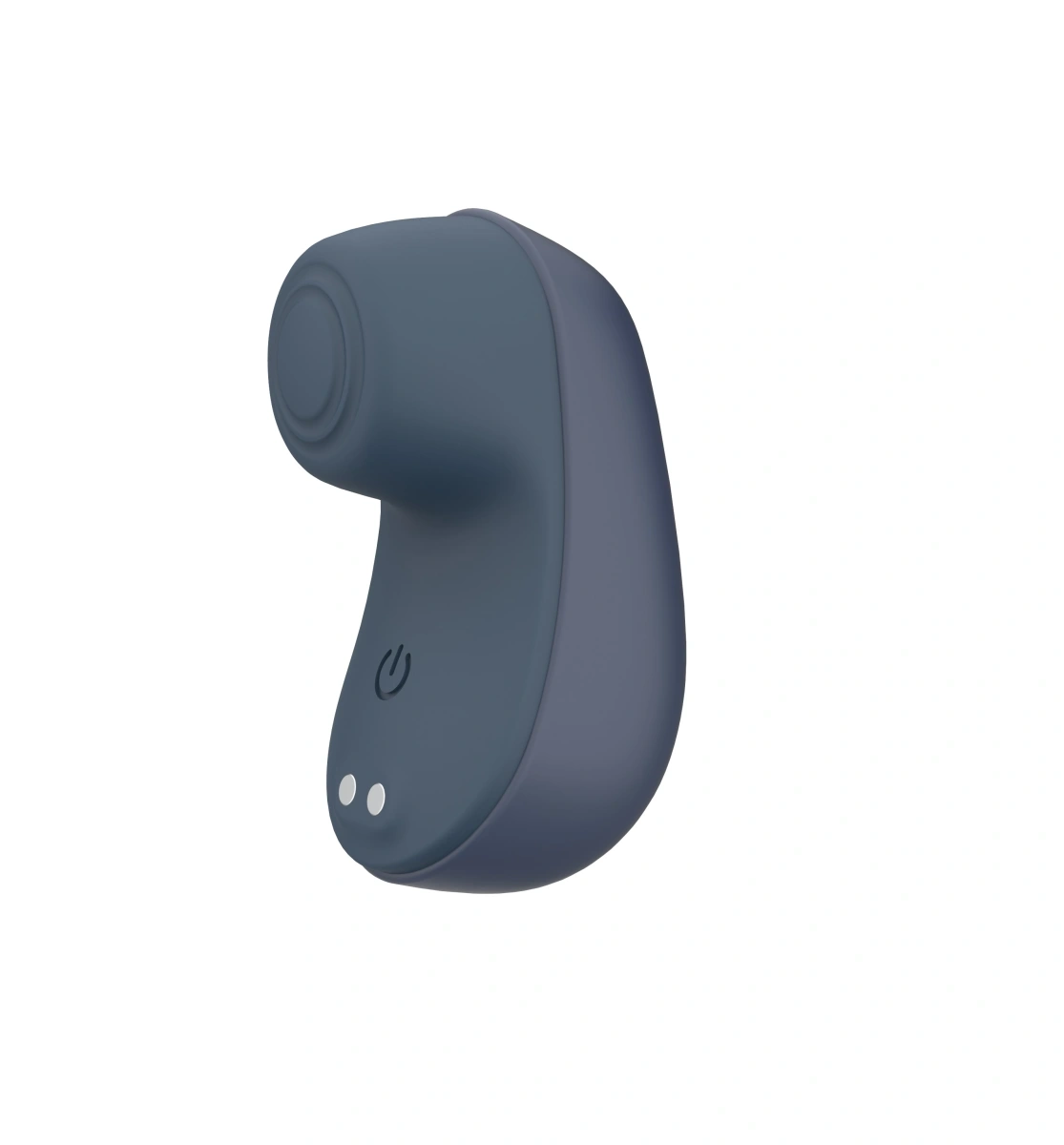 Stimulator Clitoris Mini 10 Moduri Pulsatii, Silicon, USB Magnetic, Albastru Inchis, 6.2 cm, Guilty Toys, #1, Erotic24.ro