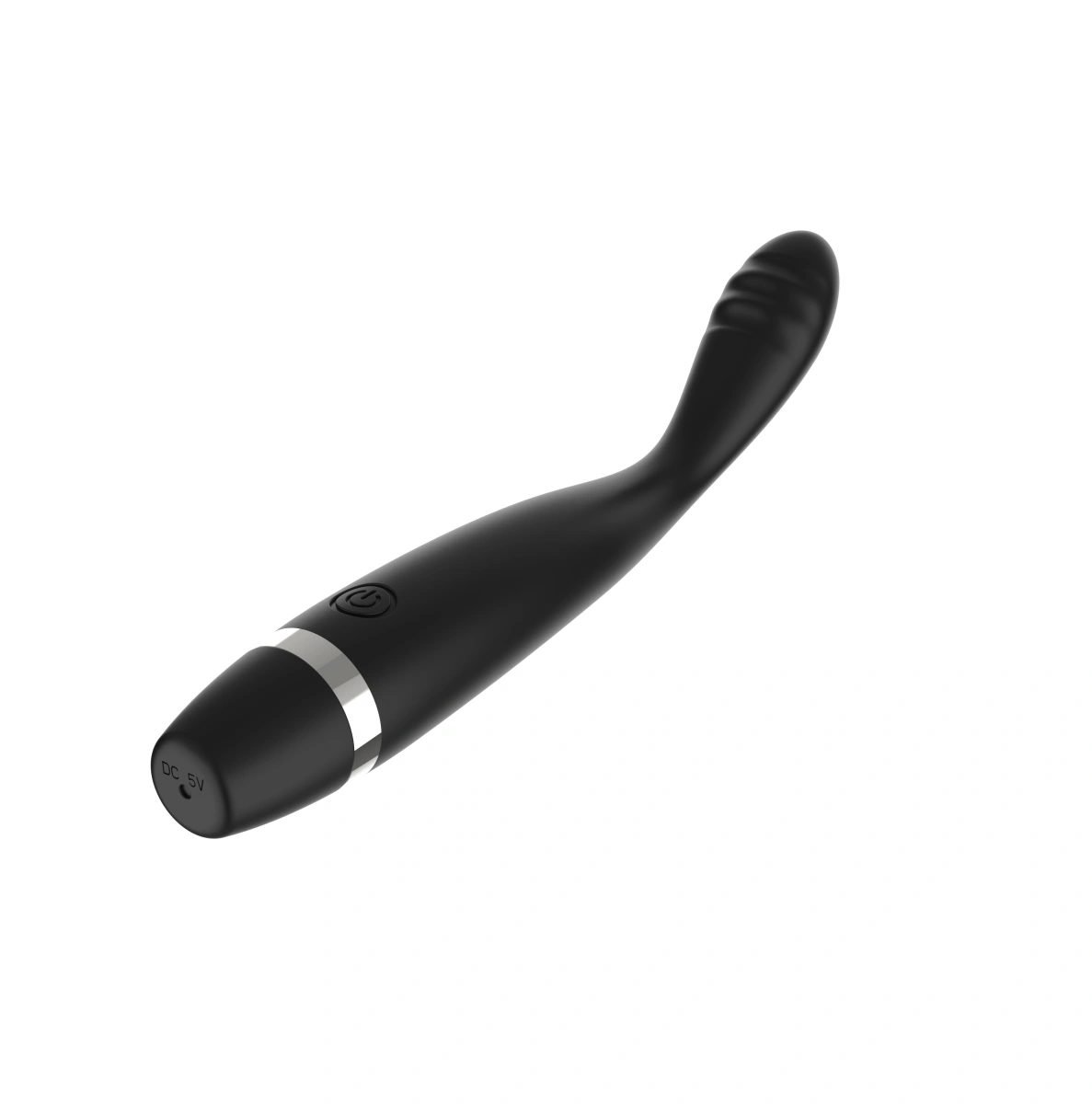 Vibrator Slim Punctul G, 10 Moduri Vibratii, Silicon, USB, Negru, 17.5 cm, Guilty Toys, #4, Erotic24.ro