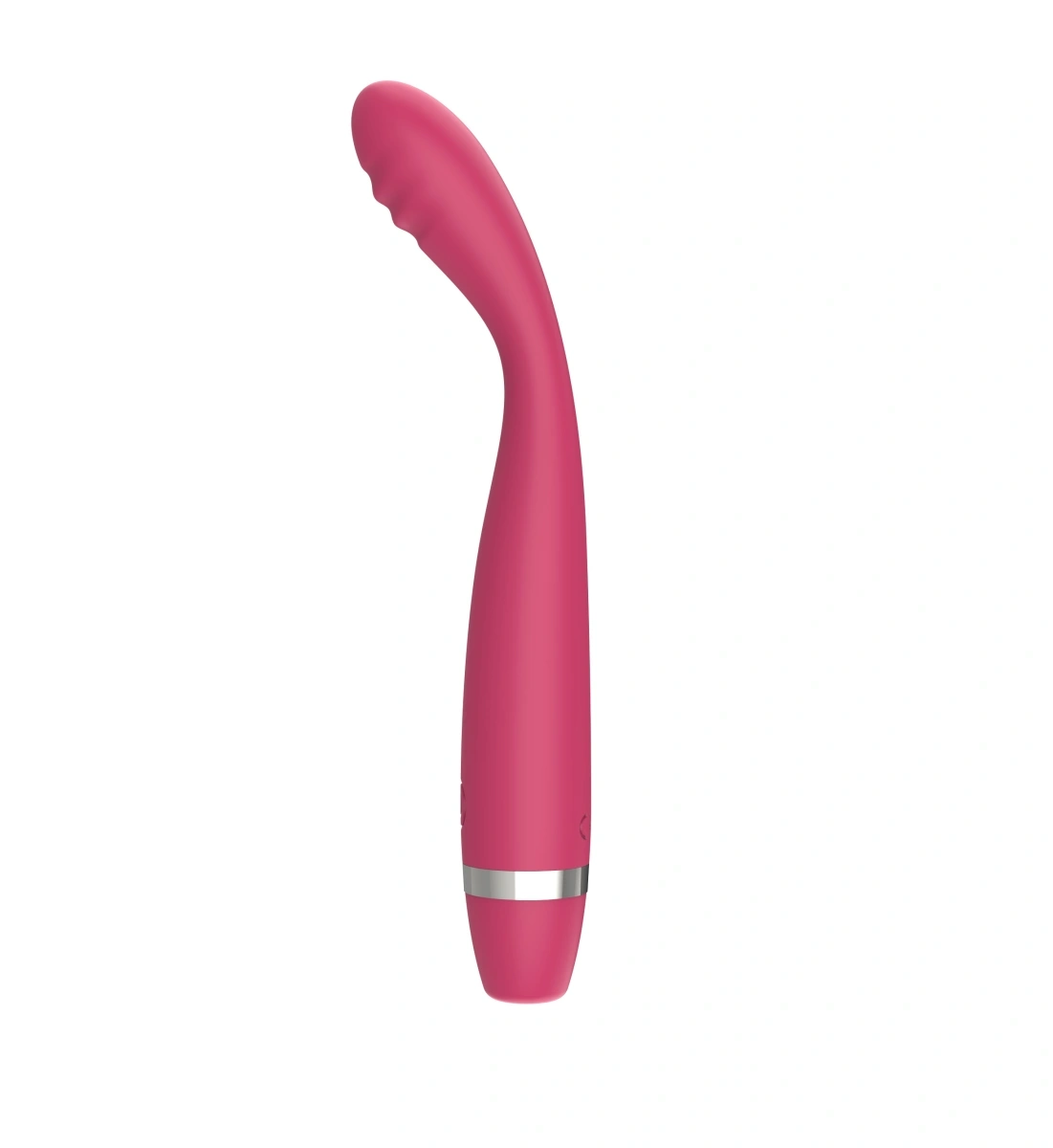 Vibrator Slim Punctul G, 10 Moduri Vibratii, Silicon, USB, Rosu, 17.5 cm, Guilty Toys, #1, Erotic24.ro