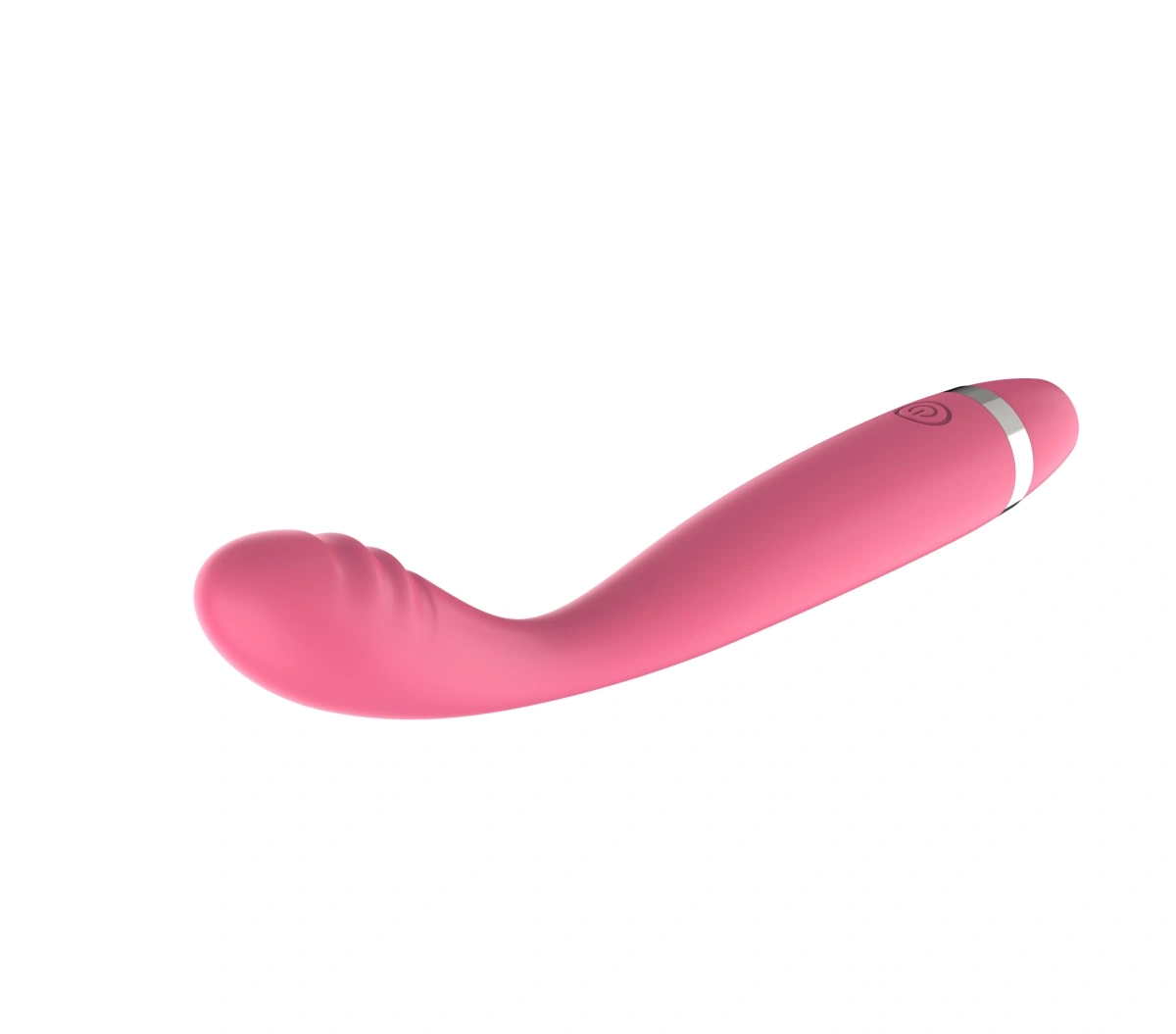 Vibrator Slim Punctul G, 10 Moduri Vibratii, Silicon, USB, Roz, 17.5 cm, Guilty Toys, Nr. 3, Erotic24.ro