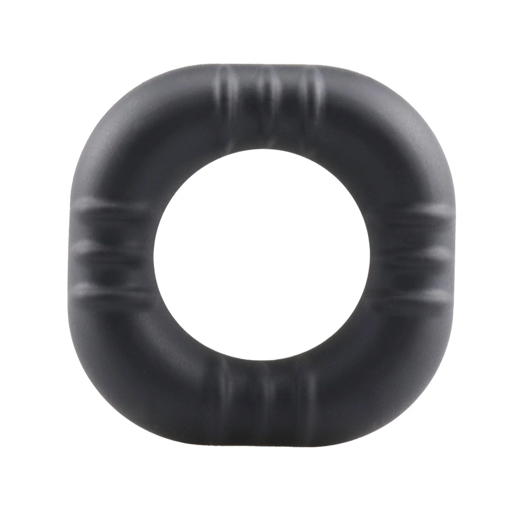 Inel de Penis No. 1, Material Silicon Lichid, Negru, Guilty Toys, #2, Erotic24.ro