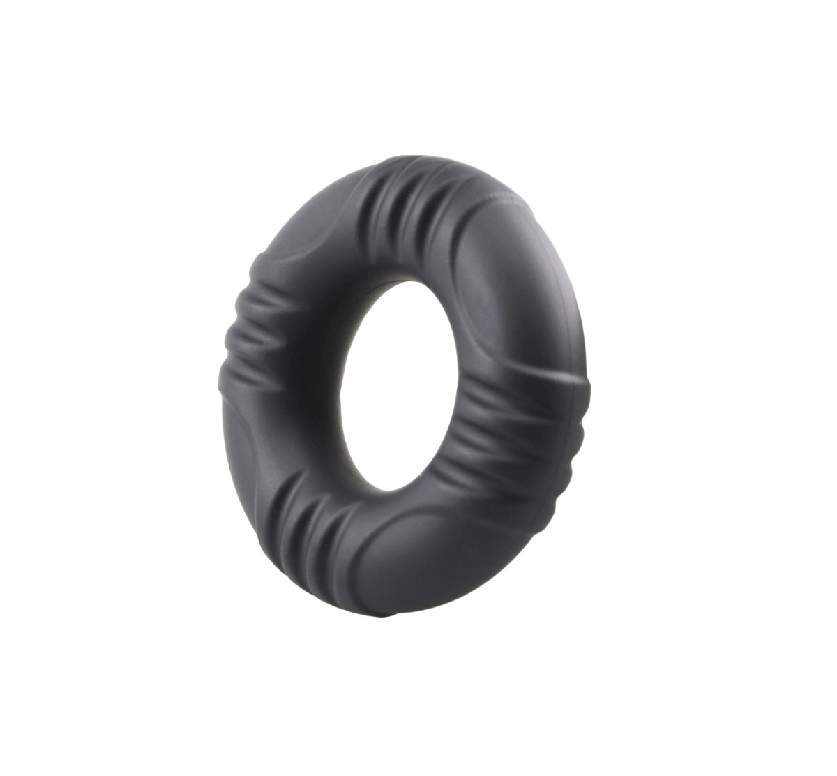 Inel de Penis No. 3, Material Silicon Lichid, Negru, Guilty Toys, #1, Erotic24.ro