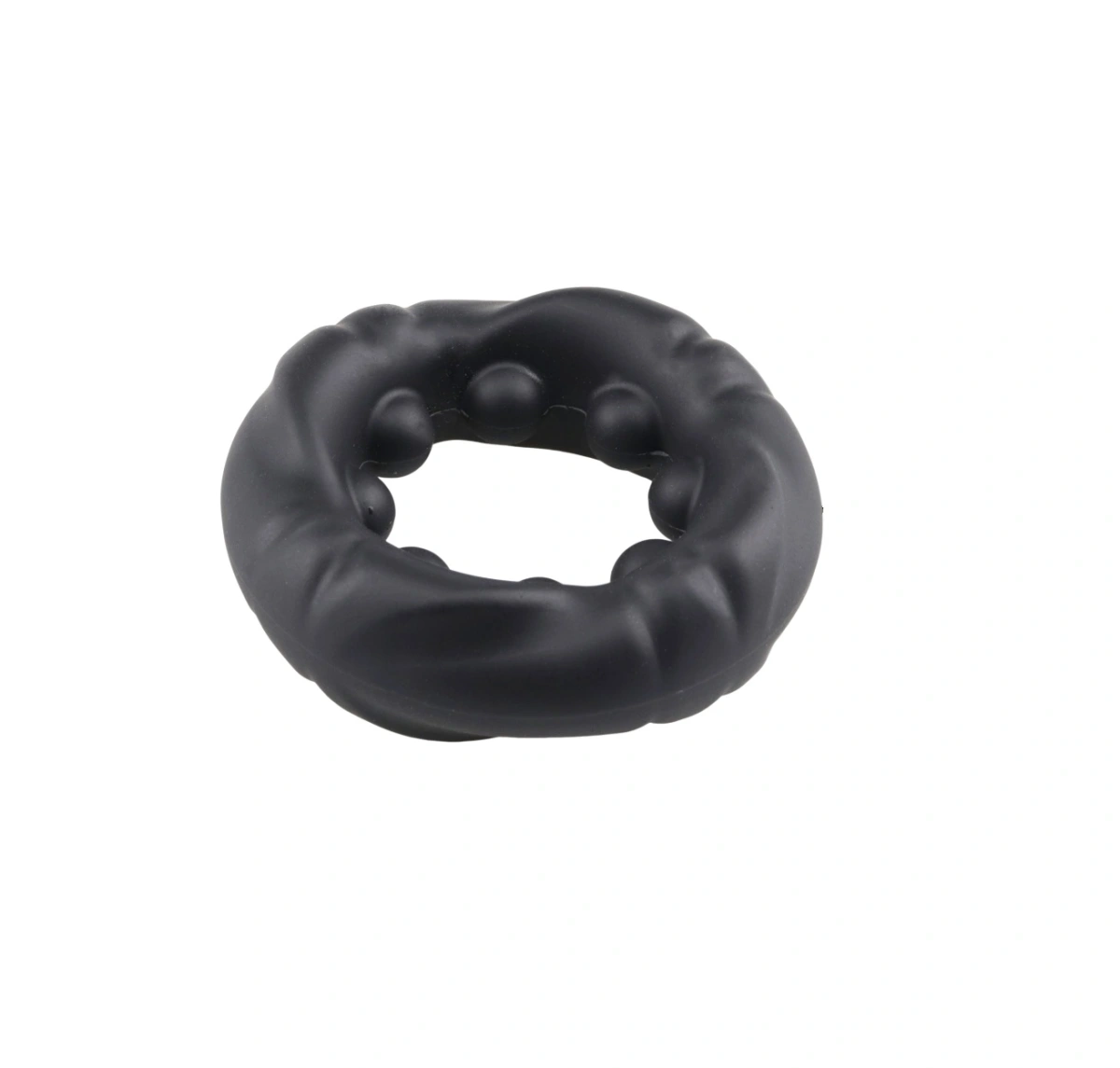 Inel de Penis No. 4, Material Silicon Lichid, Negru, Guilty Toys, #2, Erotic24.ro