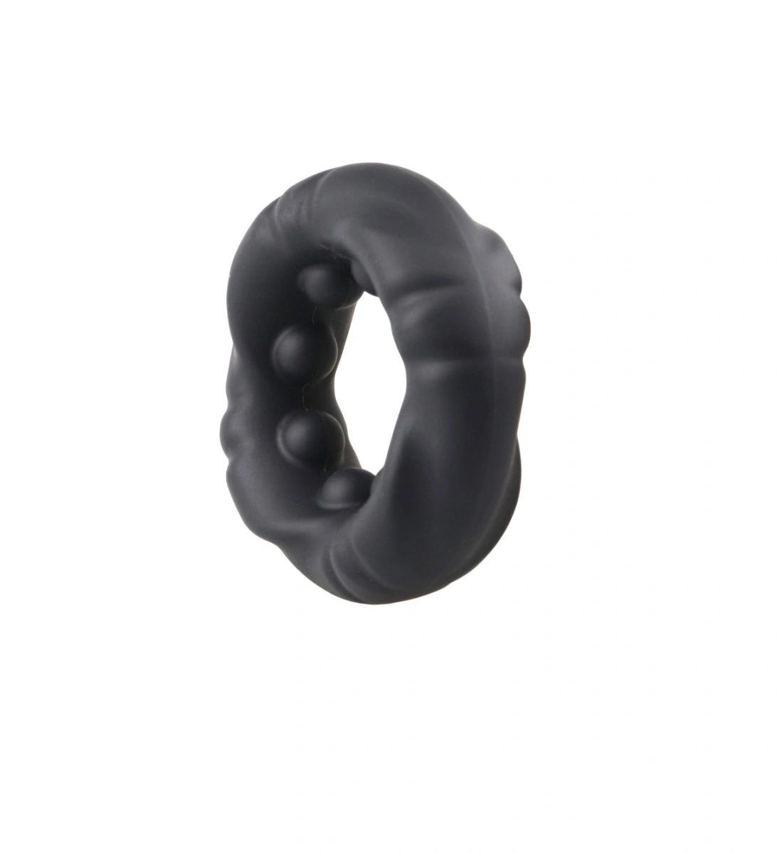 Inel de Penis No. 4, Material Silicon Lichid, Negru, Guilty Toys, #3, Erotic24.ro