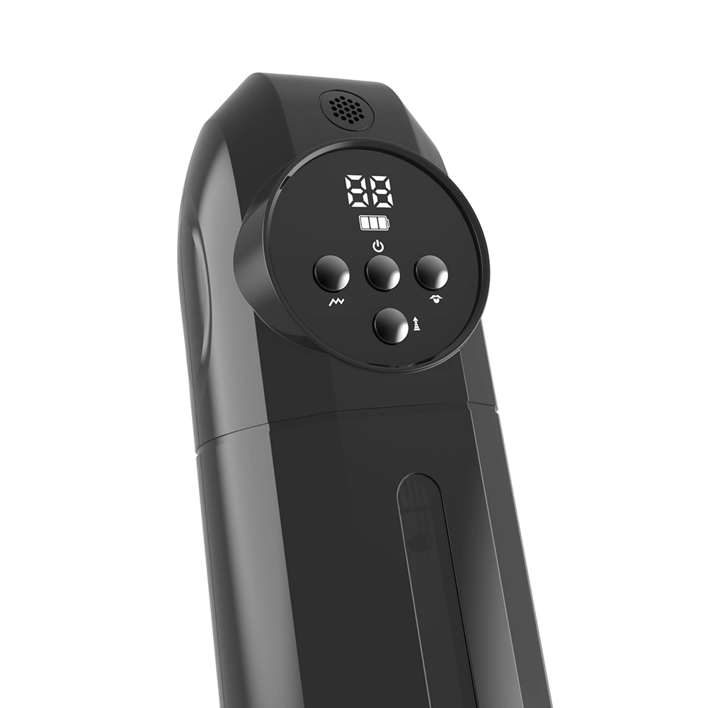 Masturbator Automat Pussy 9 Moduri Vibratii, 9 Moduri Suctiune, USB, TPE Realist, Negru, 27.4 cm, #6, Erotic24.ro