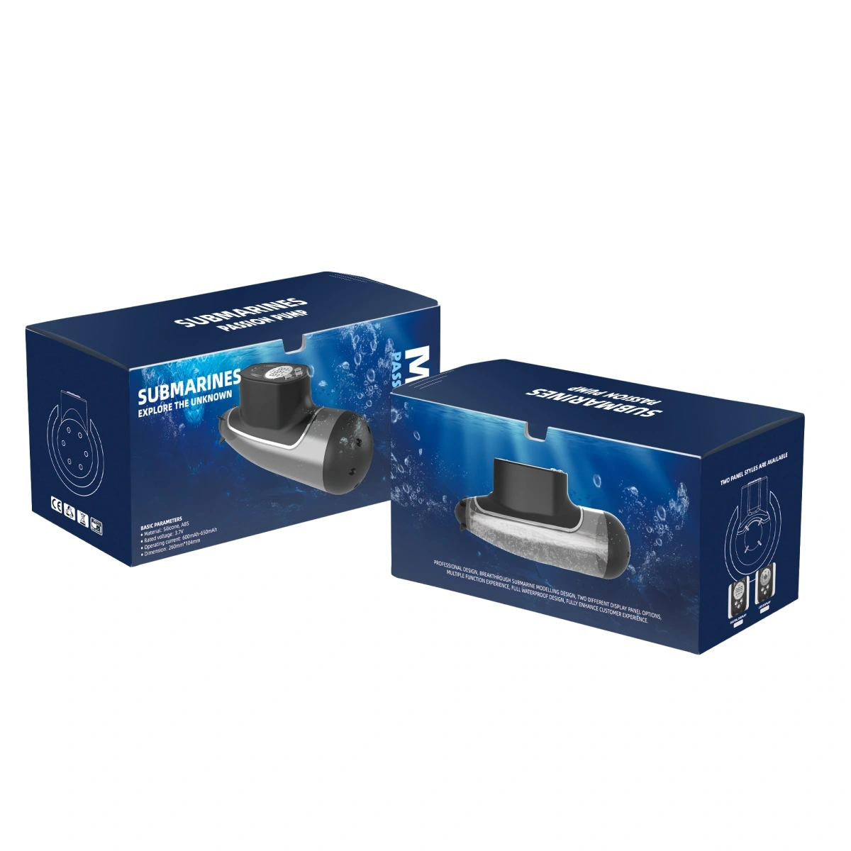 Pompa de Penis Water Bath Submarine, Ecran LCD, USB Magnetic, 26 cm, #7, Erotic24.ro