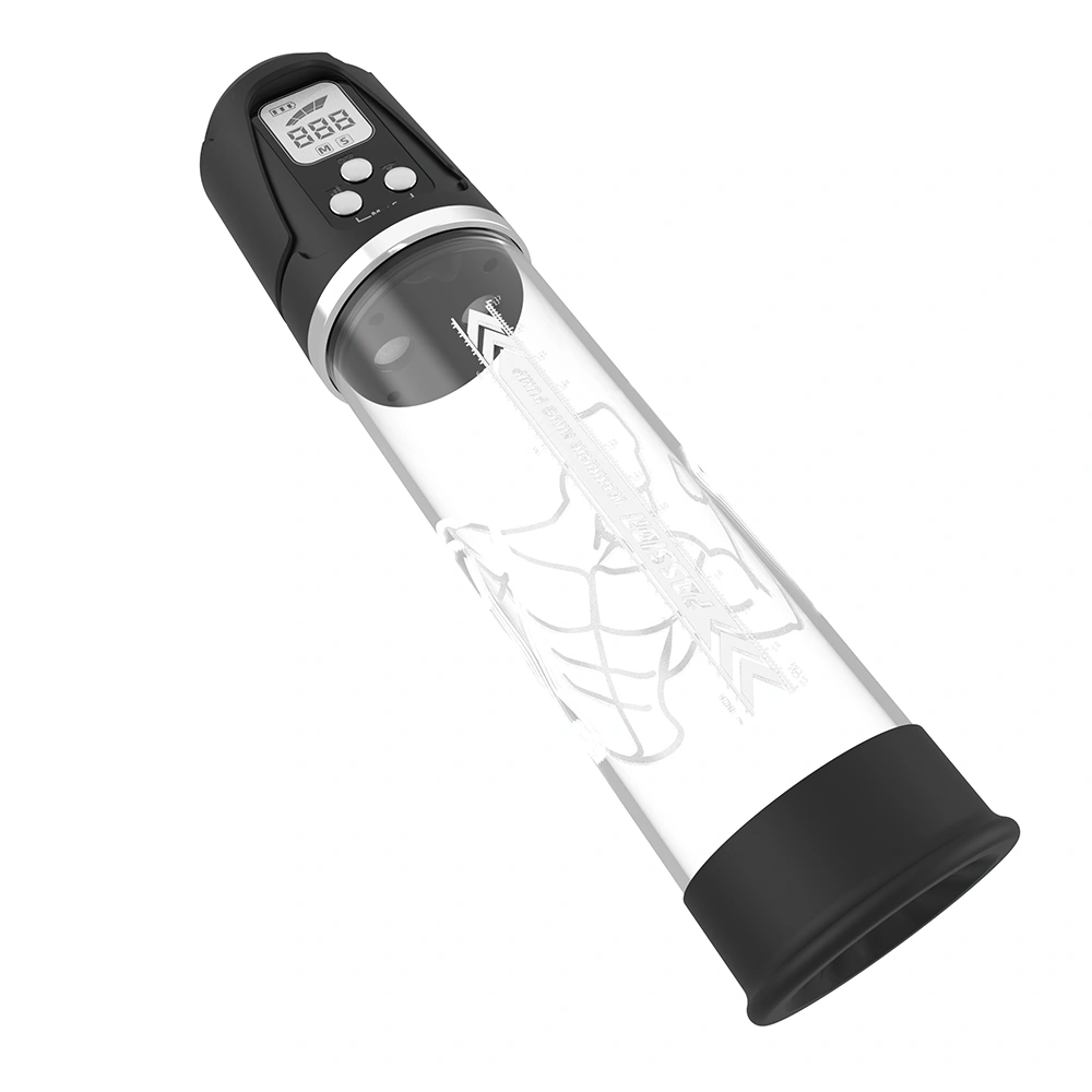 Pompa de Marime Penis Water Bath, Pattern Light Indicator, USB Magnetic, 30 cm, #6, Erotic24.ro