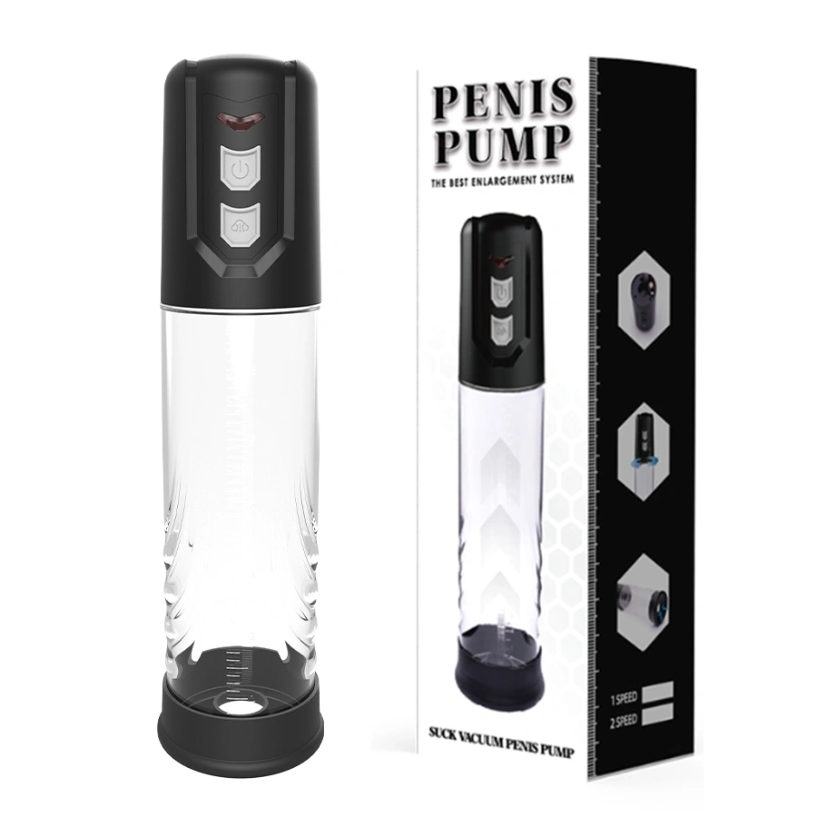 Pompa Electrica pentru Penis, 2 Moduri Suctiune, Manson Silicon, USB, 26.8 cm, #9, Erotic24.ro