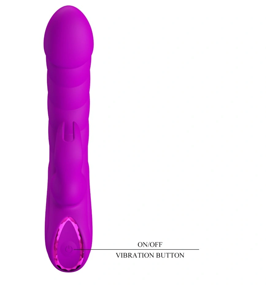 Vibrator Iepuras Monica, 10 Moduri Vibratii Puternice, Silicon, USB Magnetic, Mov, 15.8 cm, #7, Erotic24.ro