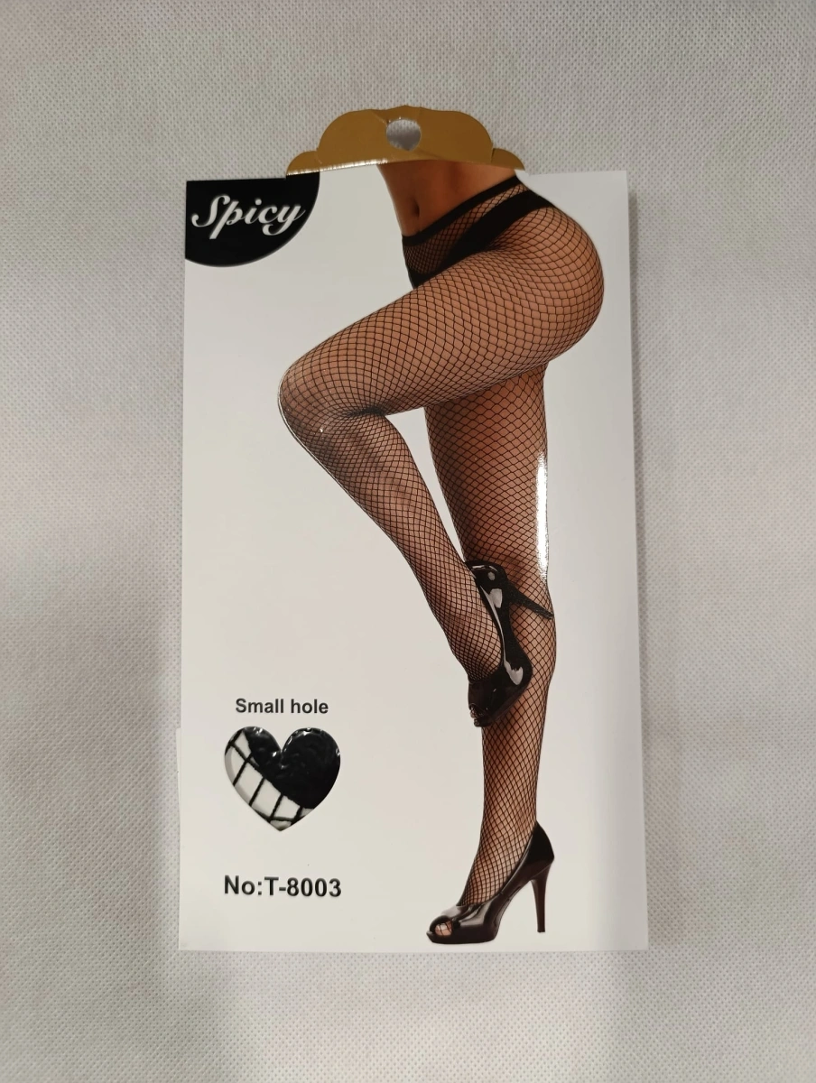 Ciorapi din Plasa Fishnet, Negru, S/L, #4, Erotic24.ro