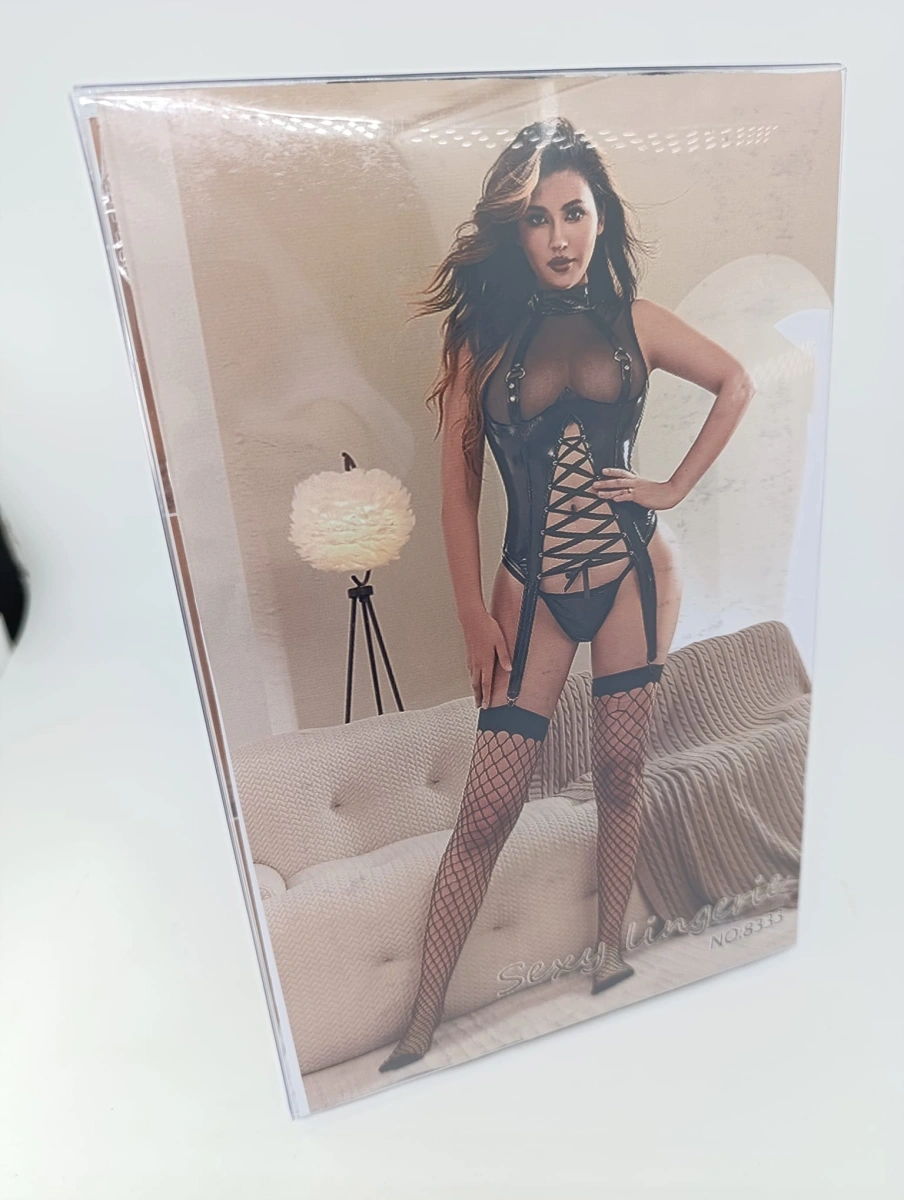 Set Lenjerie 3 Piese Dark Desire, Negru, S-L, Nr. 7, Erotic24.ro
