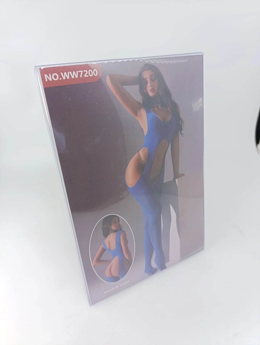 Bodystocking Sexy Crotchless Bernie, Albastru, S-L, #4, Erotic24.ro