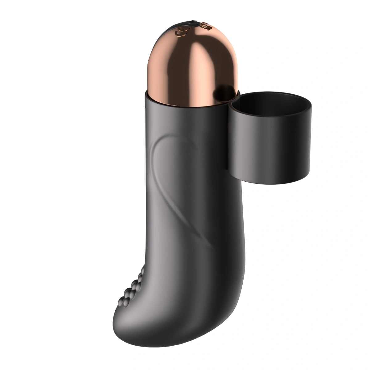 Vibrator Clit Touch, 10 Moduri Vibratii, Silicon si ABS, USB, Negru, 8.7 cm, Guilty Toys, #2, Erotic24.ro