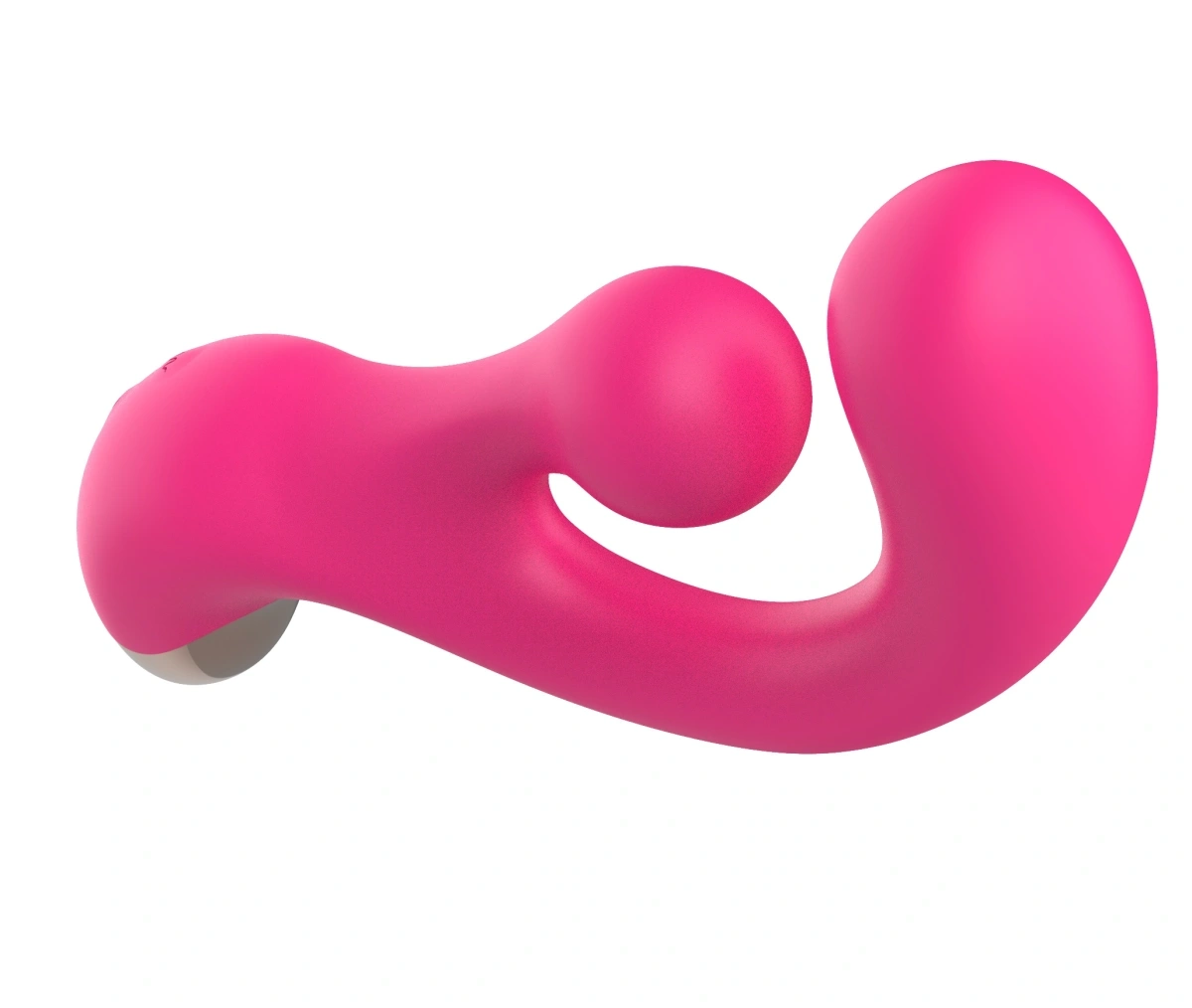 Vibrator Rabbit Sani, 10 Moduri Vibratii, 10 Moduri Rotatii pentru Stimulatorul Clitoridian, Silicon, USB Magnetic, Roz, 17.7 cm, #5, Erotic24.ro