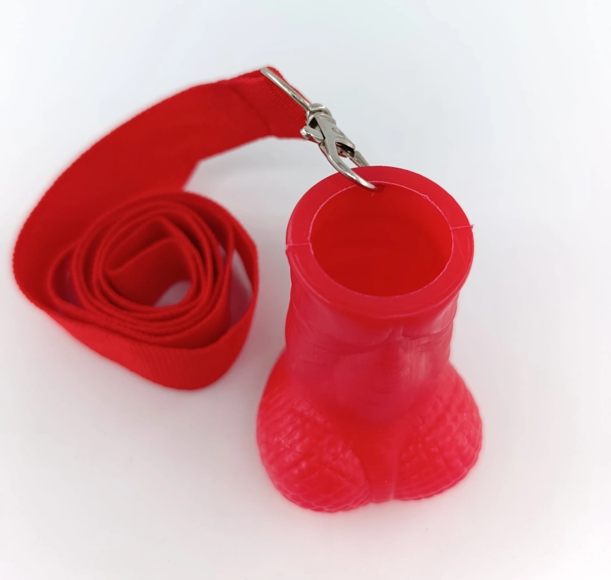 Shot cu Snur, Plastic ABS, Rosu, #2, Erotic24.ro