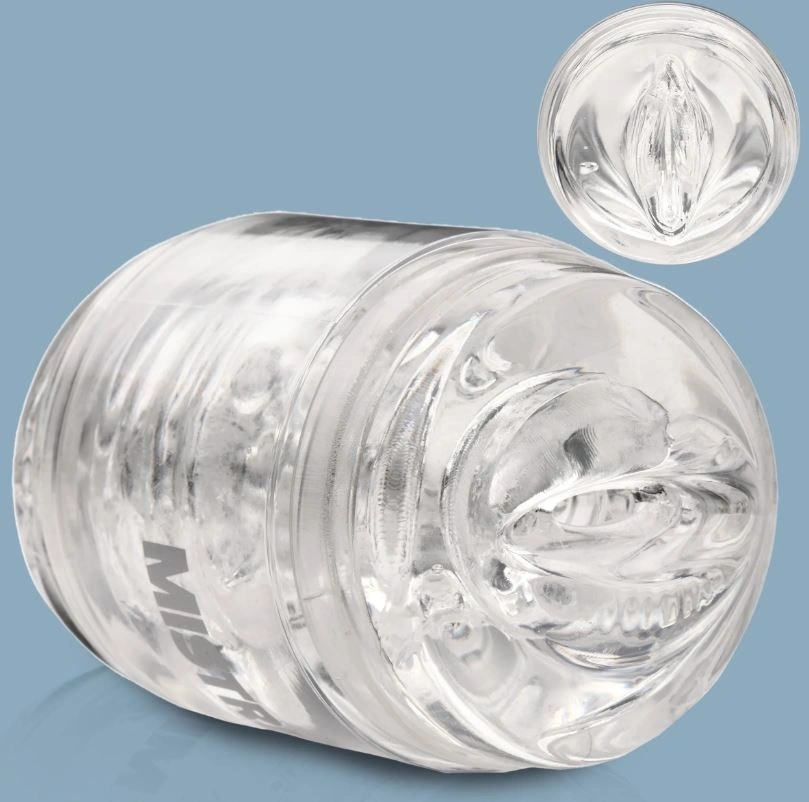 Masturbator Double Shot Gura-Vagin, Transparent, #2, Erotic24.ro