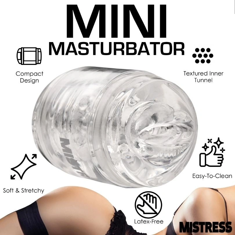 Masturbator Double Shot Gura-Vagin, Transparent, #4, Erotic24.ro