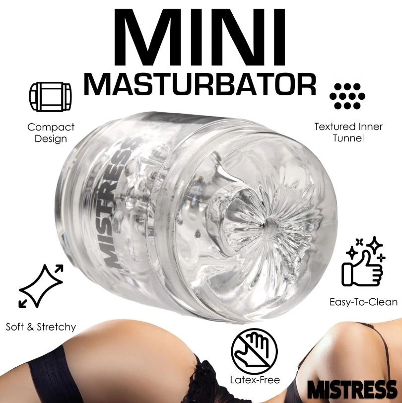 Masturbator Double Shot Vagin-Anus, Transparent, #5, Erotic24.ro