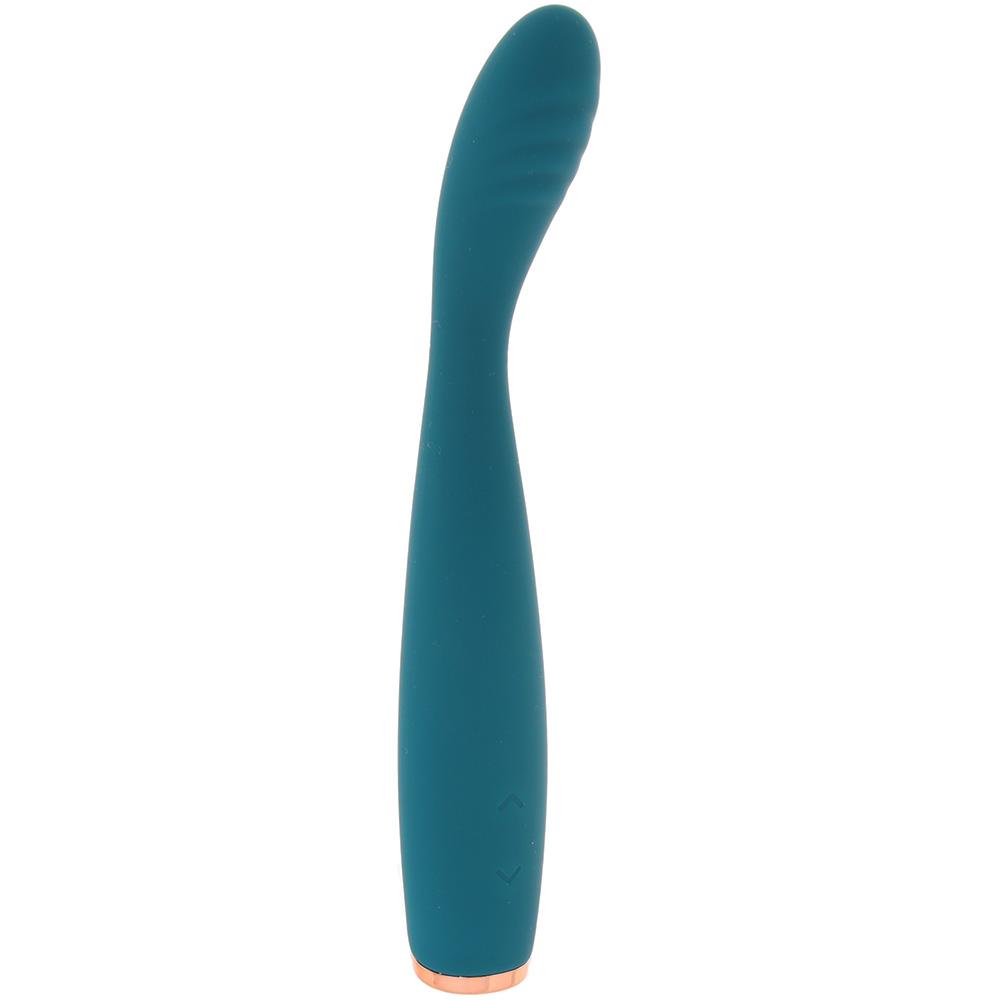 Vibrator Slim Lillie G-Spot Silicon Verde 19 cm