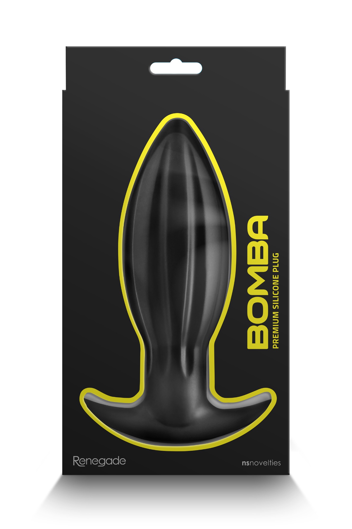Dop Anal Bomba Renegade Premium Soft Silicon Negru 15.6 cm, Nr. 4, Erotic24.ro