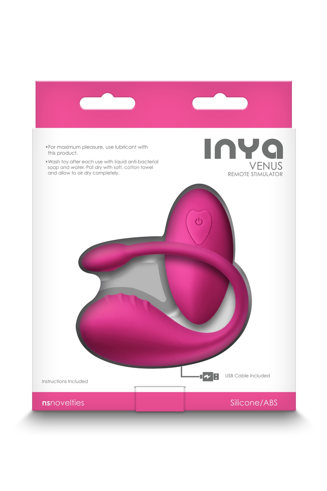 Vibrator Cuplu Inya Venus Remote Control, 10 Moduri Vibratii, Silicon, USB, Roz, #4, Erotic24.ro