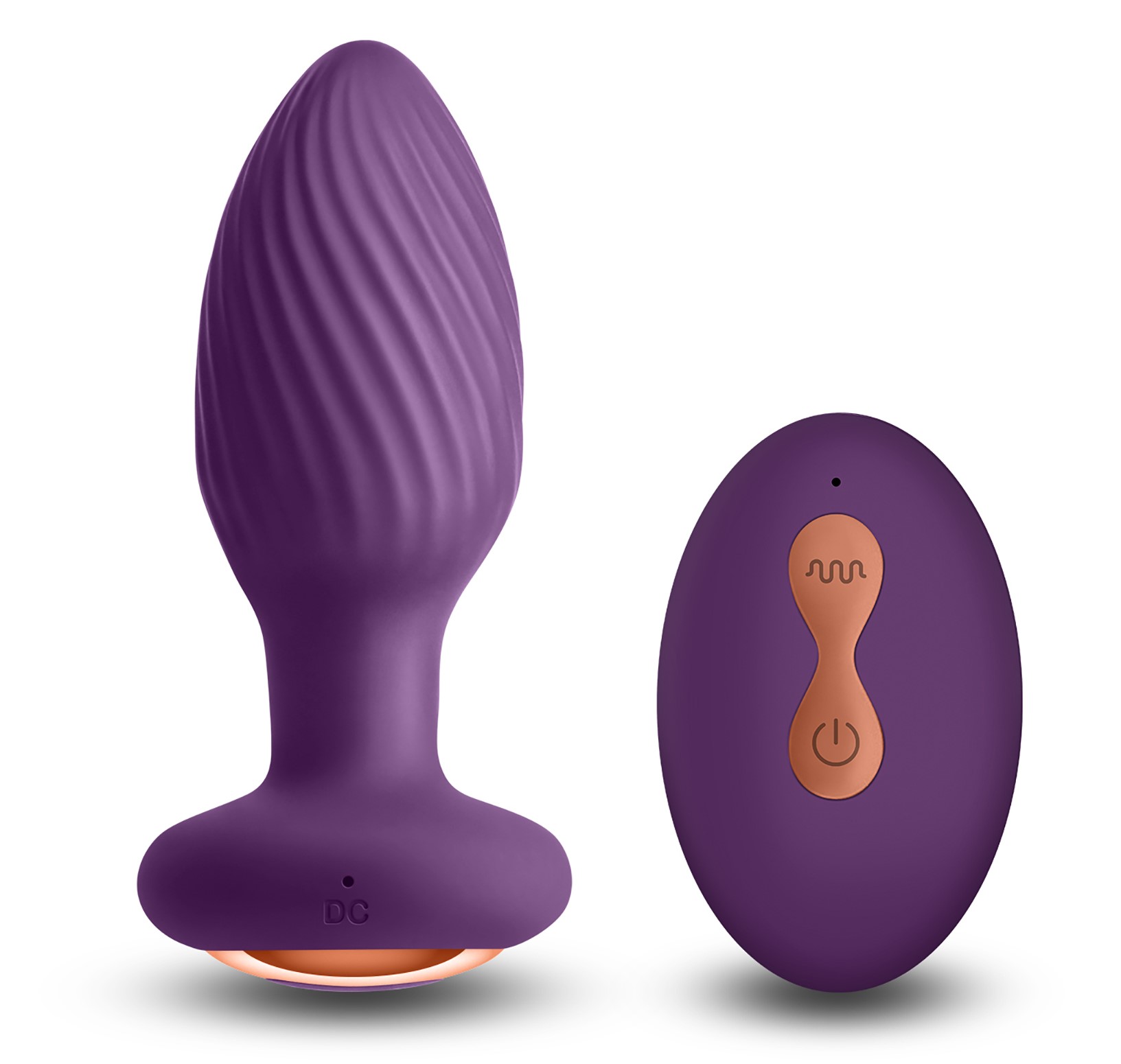 Dop Anal Inya Alpine Gyrating & Vibrating, 16 Moduri Vibratii, Silicon, USB, IPX7, Mov, 9.8 cm