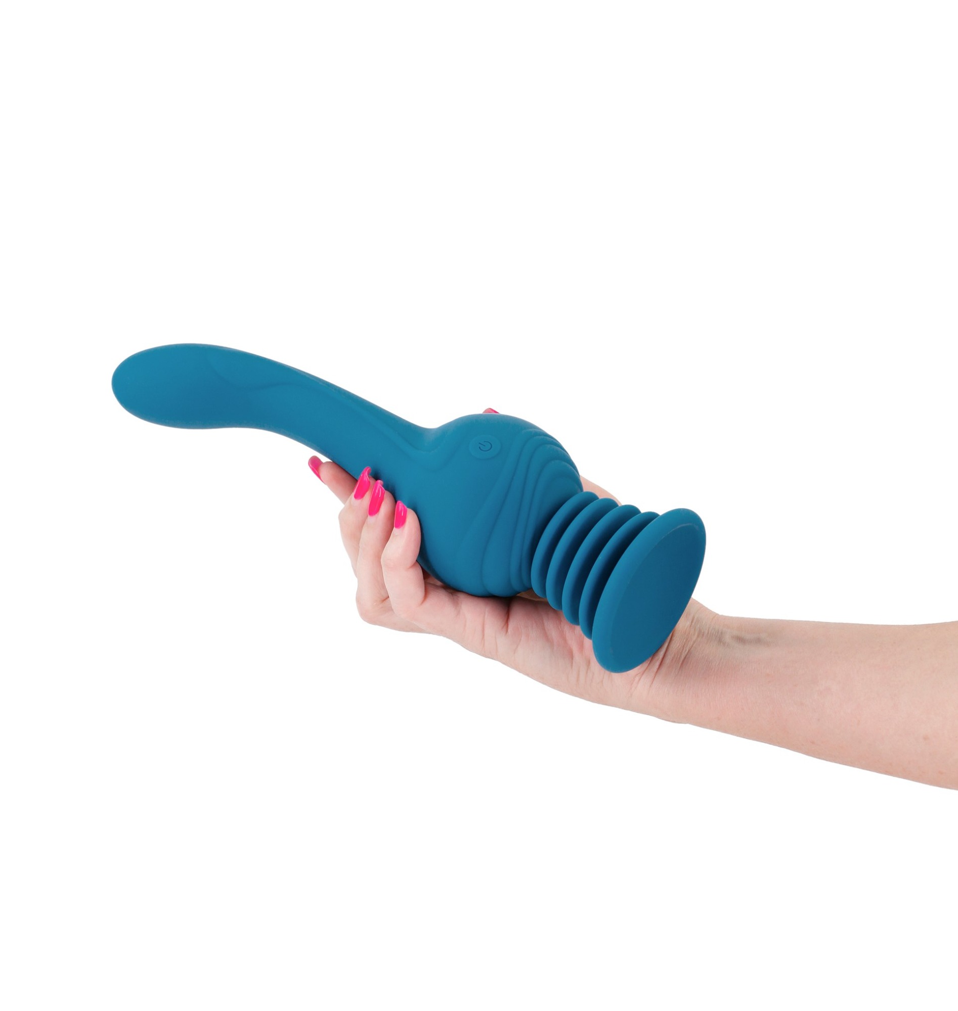 Vibrator Earthquake Gyrating, 3 Moduri Stimulatoare, Silicon, Verde, USB, 23.3 cm, #2, Erotic24.ro
